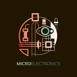 電子元器件標(biāo)志與象征的設(shè)計(jì) 融合無線電市場、芯片間專門店與互聯(lián)網(wǎng)創(chuàng)意